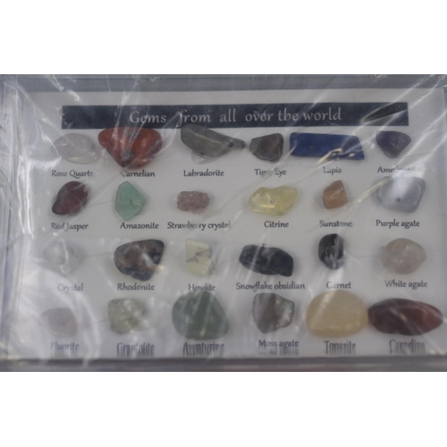 120 - Mixed Selection of Gemstones to include Chakra and Pyramid Stones