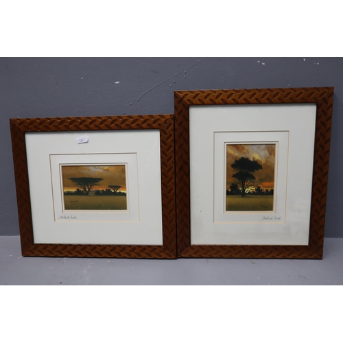 439 - Two Signed Framed and Glazed Malachi Smith Prints, With Framed and Glazed Watercolour Signed 'J-Newt... 