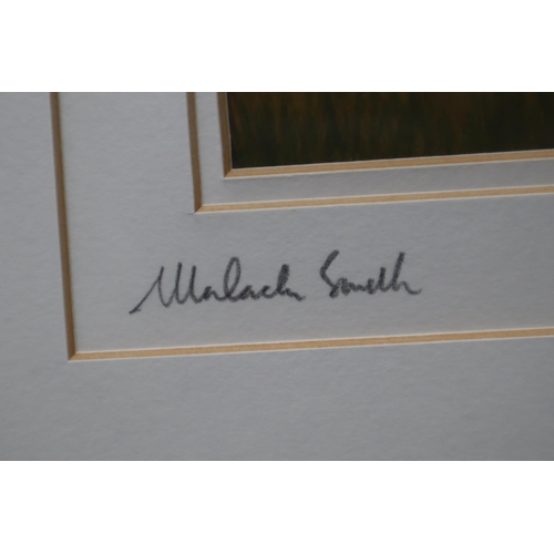 439 - Two Signed Framed and Glazed Malachi Smith Prints, With Framed and Glazed Watercolour Signed 'J-Newt... 