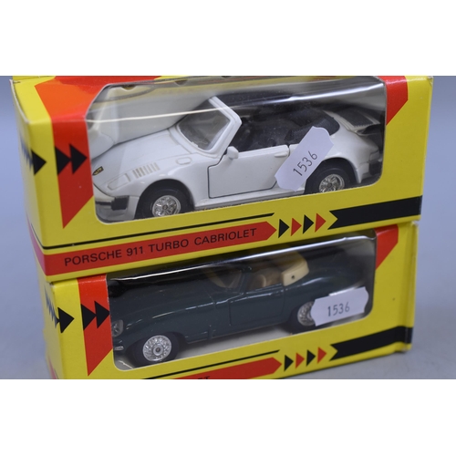 182 - Collection Of Six Boxed ' Shell Classic Sportscar Collection' To Include, Ferrari 288 GTO, Porsche 9... 