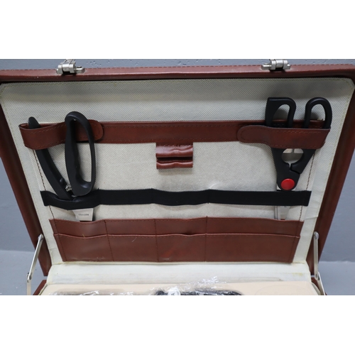 455 - Case Containing a Selection of Steak Knives, Forks, Scissors and a various Selection of Chopping Kni... 