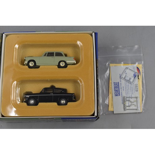 201 - Vanguards ( HB1002 ) Limited Edition ' Heartbeat Collection' Triumph Herald & Ford Anglia, With ... 