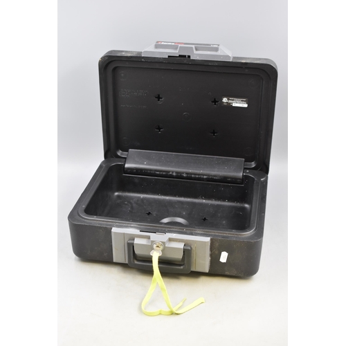 460 - A SentrySafe 1160 Fireproof Lockbox, With Key