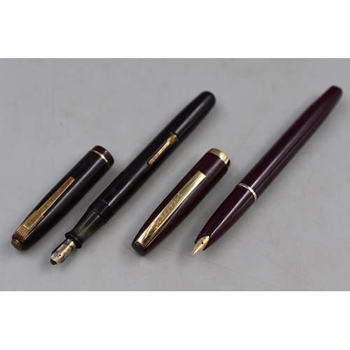 215 - Sheaffer's Fountain Pen and a Watermans Fountain Pen with Gold Nib (Broken)