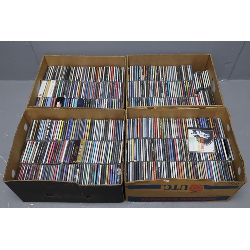 506 - Four Boxes of CD’s to include Lady Gaga, Neil Diamond, Bob Marley, Elvis, ABBA and more (Appro... 