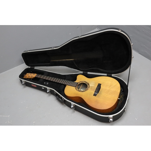 509 - A Martin & Co XC1T Ellipse Cut Away Electro-Acoustic Guitar, With Case and Strap