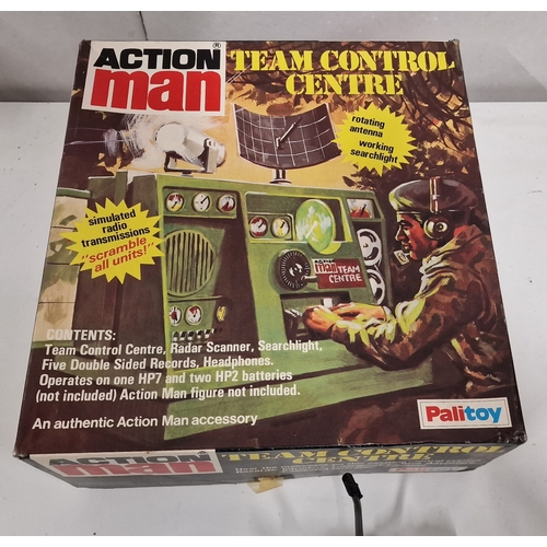 524 - Vintage Boxed Palitoy Action Man Team Control Centre A/F and an Action Man Motorcycle.