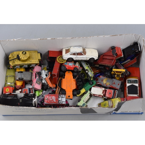 530 - A Selection of Assorted Diecast Playworn Vehicles To Include Mostly Matchbox