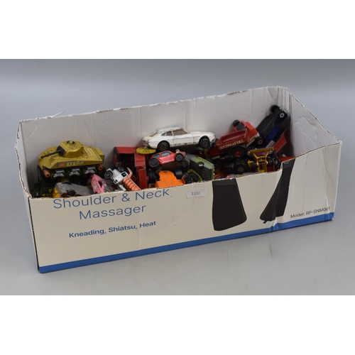 530 - A Selection of Assorted Diecast Playworn Vehicles To Include Mostly Matchbox