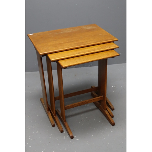 586 - Mid Century Nest of Three Tables