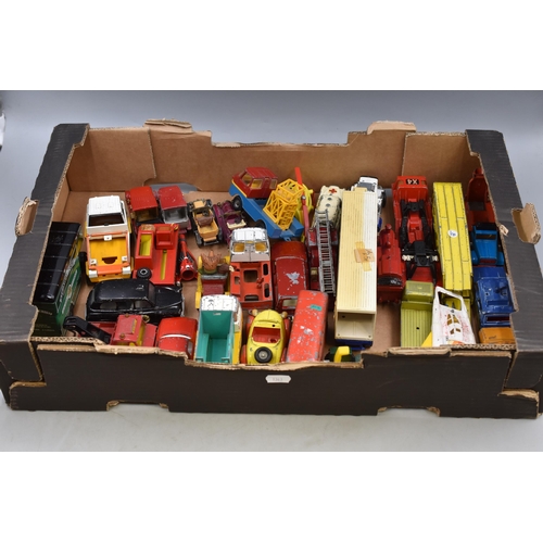 773 - A Selection of Playworn Diecast Vehicles To Include Matchbox and Corgi