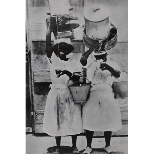 759 - Three Framed and Glazed Photographs of Barbados. Includes Trafalgar Square, Board & Shingle Bus,... 