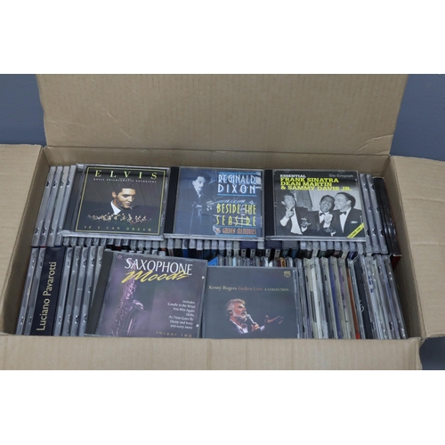 816 - Huge selection (170+) of easy listening CD,s and 20 cassette tapes to include Kenny Rogers, Andy Wil... 