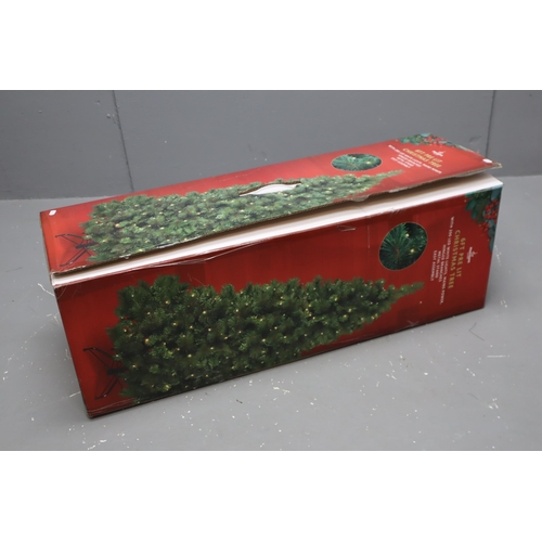 802 - Six Foot Pre Lit Christmas Tree in Box