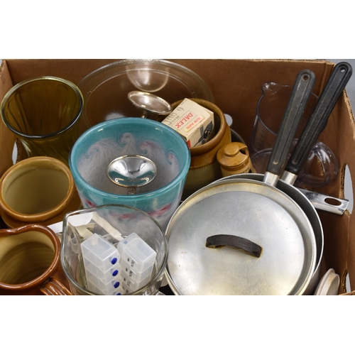 824 - Mixed Selection of Kitchenalia including Stoneware Containers, Measuring Jugs and More