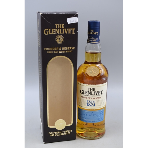 4 - An Unopened Bottle of The Glenlivet Founder's Reserve Single Malt Scotch Whisky, In Box (700ml)