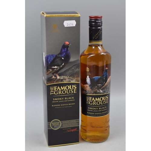 6 - An Unopened Bottle of The Famous Grouse Smoky Black Blended Scotch Whisky, In Box (700ml)