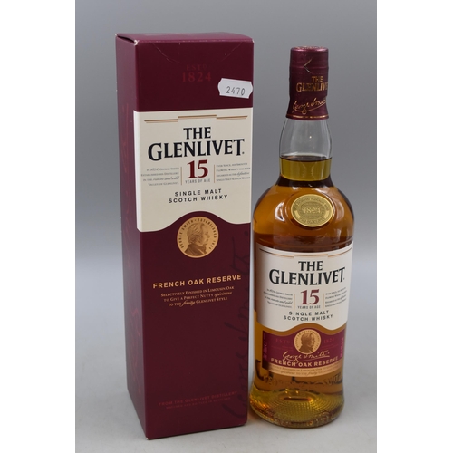 8 - An Unopened Bottle of The Glenlivet French Oak Reserve Single Malt Scotch Whisky, Aged 15 Years. In ... 