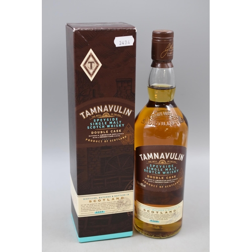 12 - An Unopened Bottle of Tamnavulin Double Cask Speyside Single Malt Scotch Whisky, In Box (700ml)