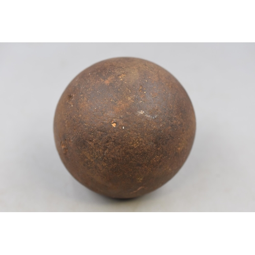 385 - A Cast Iron Cannonball