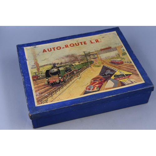 393 - Auto-Route: A boxed Louis Roussy, Auto-Route, Le Rapide Set, No. 1503. French origin. Original box, ... 