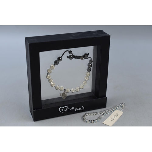 62 - Two Jewellery items to include Monet Bracelet and a Tresor Paris Bracelet in Presentation Box