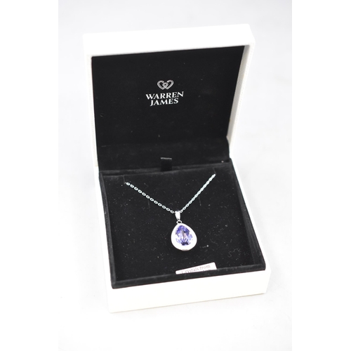 67 - Swarovski Crystal Pendant on Chain Complete with Presentation Box