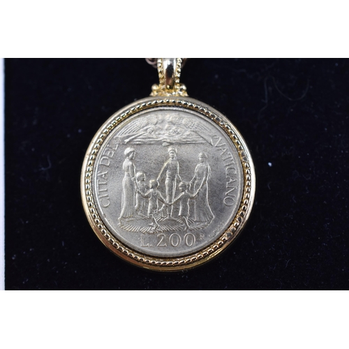 70 - Two items to include Balmoral Motif Brooch in Box and a Guardian Angel Coin Pendant in Presentation ... 