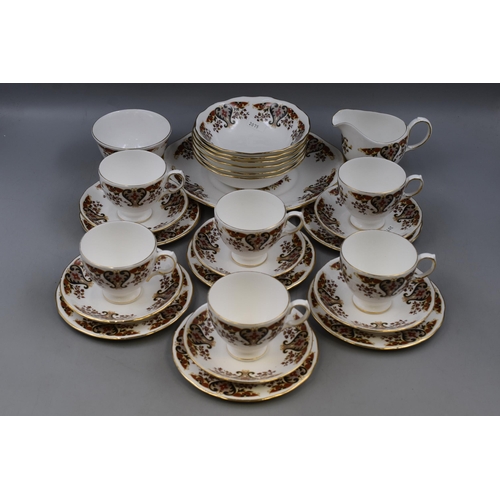 420 - A Twenty Six Piece Colclough Imari Design Part Tea and Dinner Service