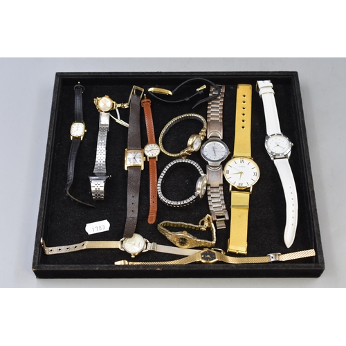 126 - A Selection of Assorted Ladies Watches To Include Citizen, Casio, Rotary and More