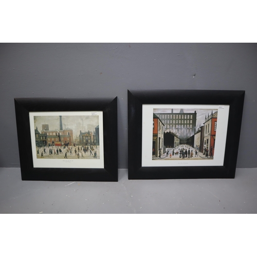 438 - Two Framed and Glazed Lowry Prints, Titled ‘Coming Home From The Mill’, And ‘Stree... 