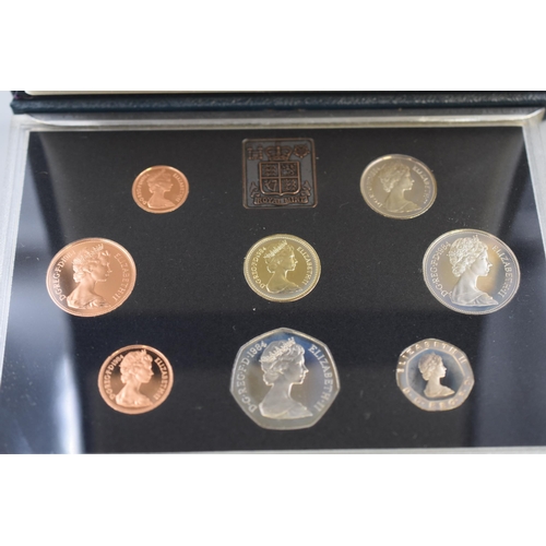 156 - 1984 Royal Mint Proof Coin Collection in Display Case