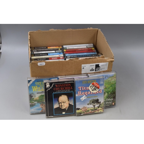 502 - Selection of Audio Cassettes including Dan Brown, Terry Pratchett, David Niven and More