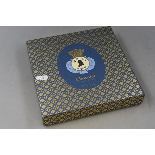 510 - A Hardback Les Marquis De Laduree Chocolat 'The Art of The Chocolatier' Book, In Presentation Box.