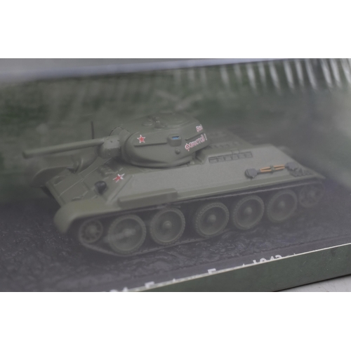 193 - Four Boxed Sealed Ultimate Tank Collection WWII Tank Models. Includes VI Tiger, V Panther and More