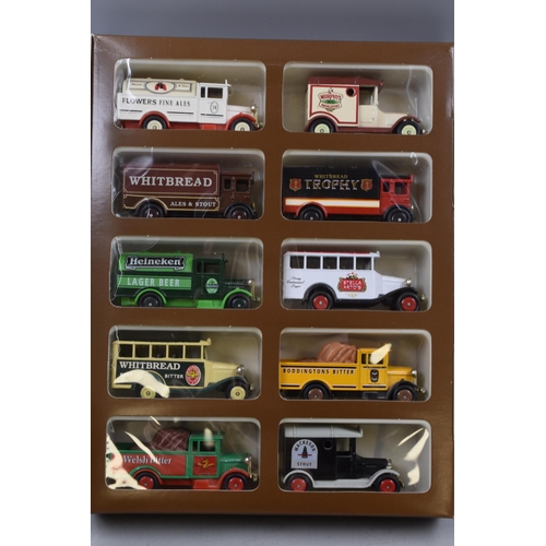 201 - Corgi Cameo Collectibles The Whitbread Collection (Model No 99725) 10 Vintage Model Vehicles, Comple... 