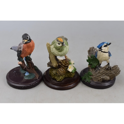 208 - Three Country Bird Collection Figures (One a/f)