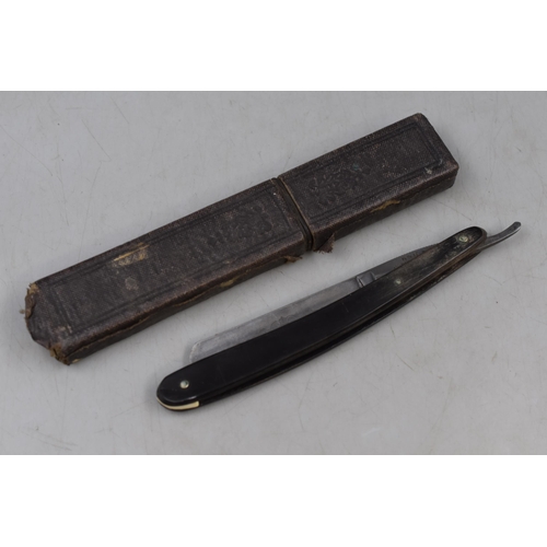 237 - Joseph Allen & Sons Cut Throat Razor complete with Case