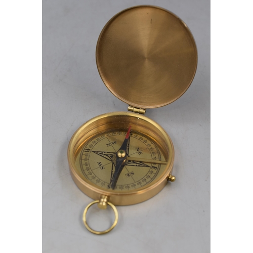 240 - A Boxed Replica Victorian Compass