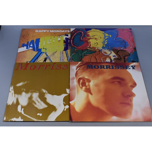 573 - Happy Mondays & Morrissey vinyl to include Mondays Hallelujah album, & 12