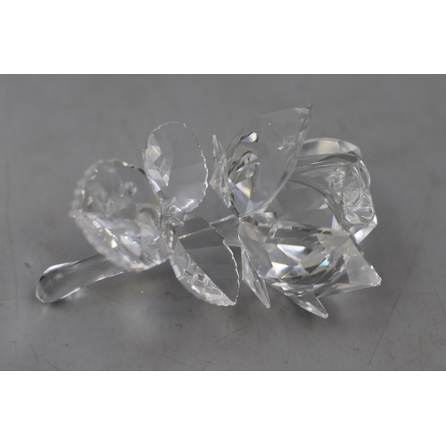 248 - Swarovski Crystal Rose (3