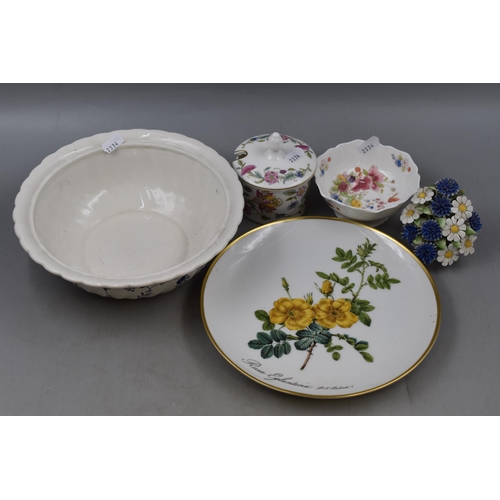 290 - Mixed Selection to include Minton, Churchill Bowl, Royal Doulton Condiment Pot, Poole Floral Bowl an... 