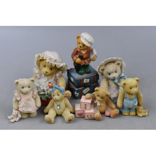 297 - A Selection of Seven Cherished Bear Collectable Figures