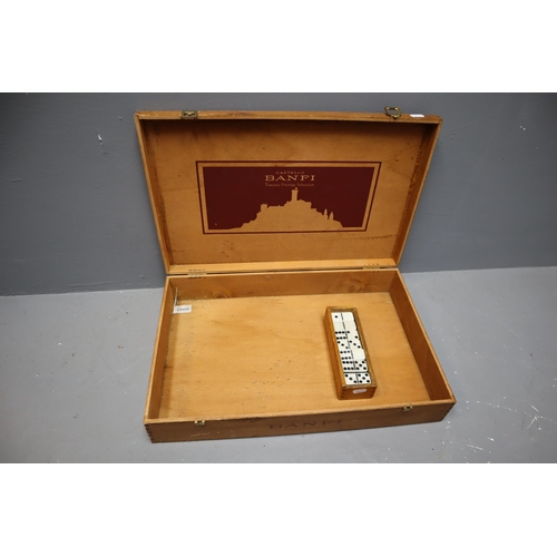 625 - Castello Banfi Wooden Cigar Box (21