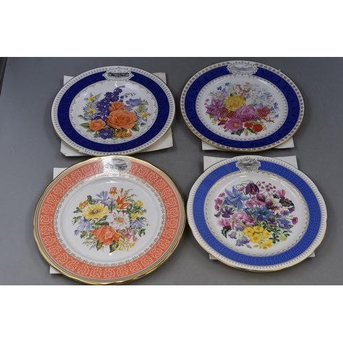 300 - Large Selection of The Royal Horticultural Society Collectors Plates with Certificates