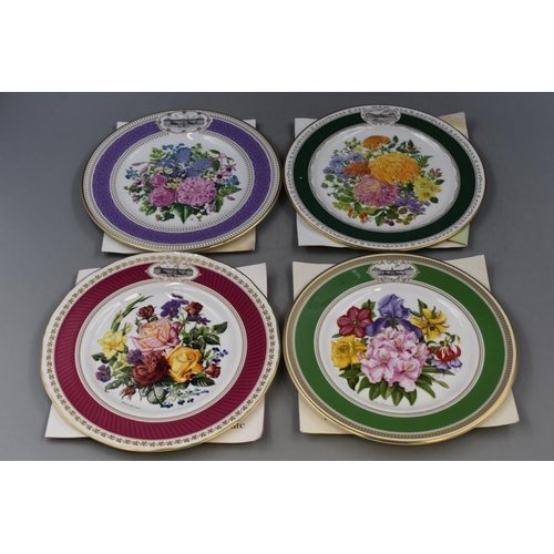 300 - Large Selection of The Royal Horticultural Society Collectors Plates with Certificates