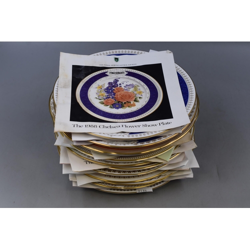 300 - Large Selection of The Royal Horticultural Society Collectors Plates with Certificates