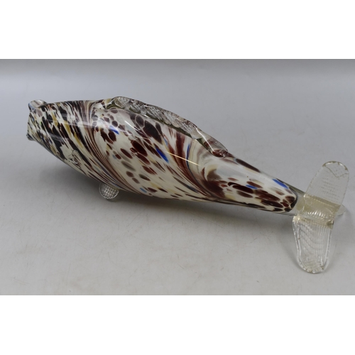 302 - Vintage 1960's Murano Hand Blown Fish 12