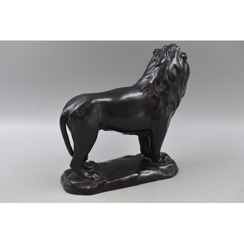 303 - Vintage Black Lion Ornament (9” x 9”)