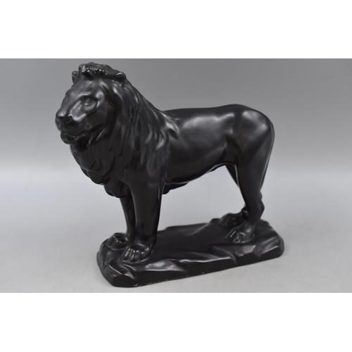 303 - Vintage Black Lion Ornament (9” x 9”)